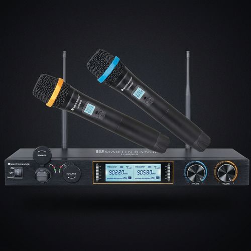 Martin Ranger U-6800R Dual UHF Wireless Microphone System