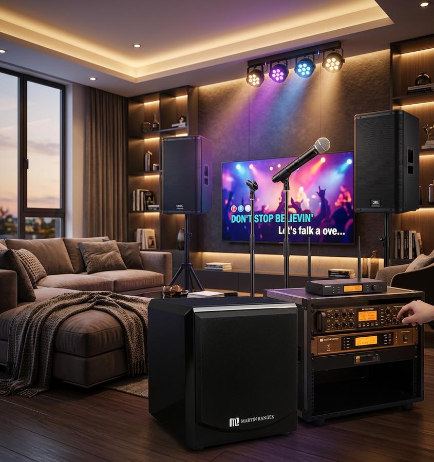 SW-112 powered subwoofer piano black finish